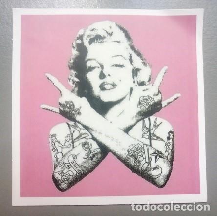 Pegatinas de colecci&oacute;n: pegatina marilyn monroe / 6,8 x 6,8 cm