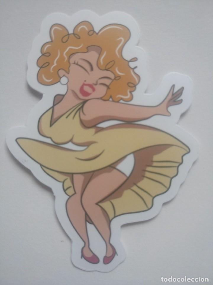 Pegatinas de colecci&oacute;n: pegatina marilyn monroe / 6 x 8 cm