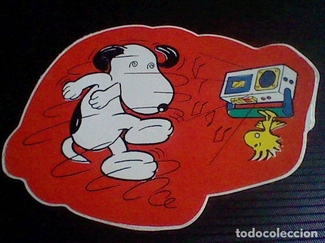Pegatinas de colecci&oacute;n: SNOOPY MUSICA  PEGATINA ADHESIVO ANTIGUA