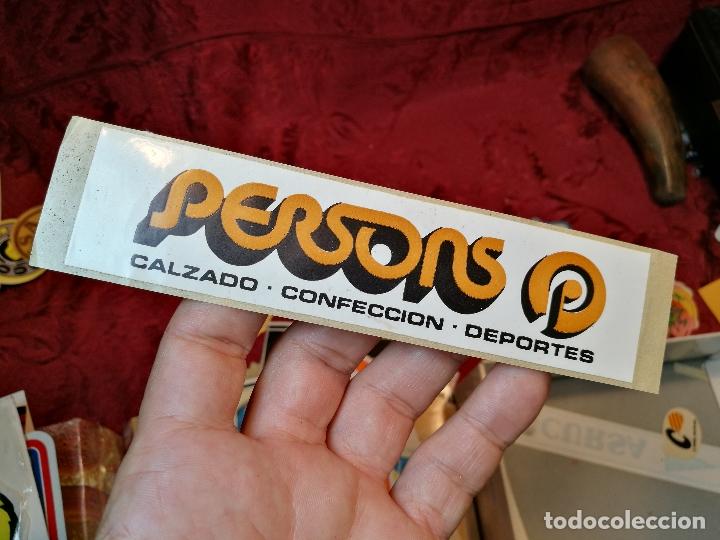 Sammlung von Aufklebern: ANTIGUA PEGATINA ADHESIVO stiker PERSONS CALZADO DEPORTE CONFECCION ORIGINAL A&Ntilde;OS 70 - p.p.80&acute;s