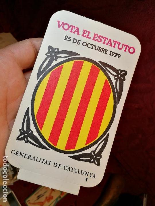 Sammlung von Aufklebern: ANTIGUA PEGATINA ADHESIVO stiker,usac, vota estatut  generalitat POLITICA CATALUNYA ORIGINAL 1979