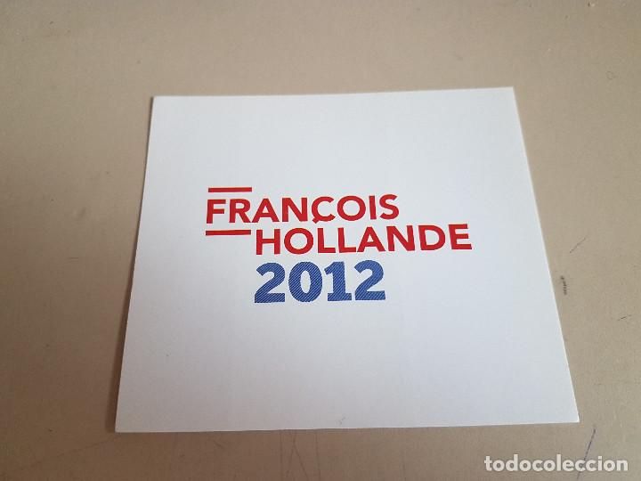 Collection stickers: Adhesivo pegatina Fran&ccedil;os Hollande presidenciales 2012 elecciones presidencia Francia