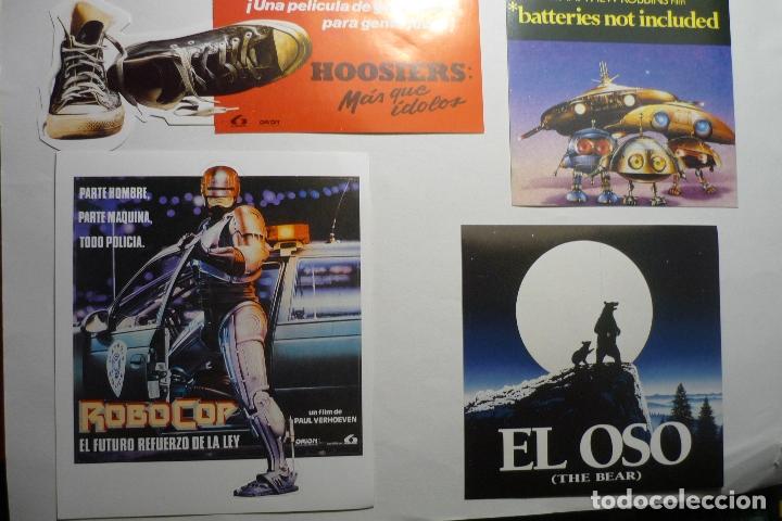 Pegatinas de colecci&oacute;n: LOTE PEGATINAS CINE ROBOCOP - HOOSIERS-EL OSO...