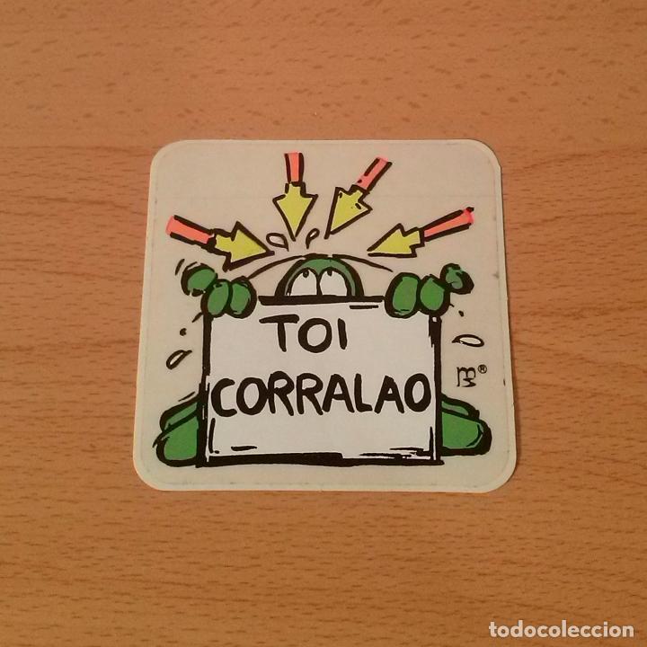 Pegatinas de colecci&oacute;n: Pegatina adhesivo Toi Corralao. A&ntilde;os 80/90.