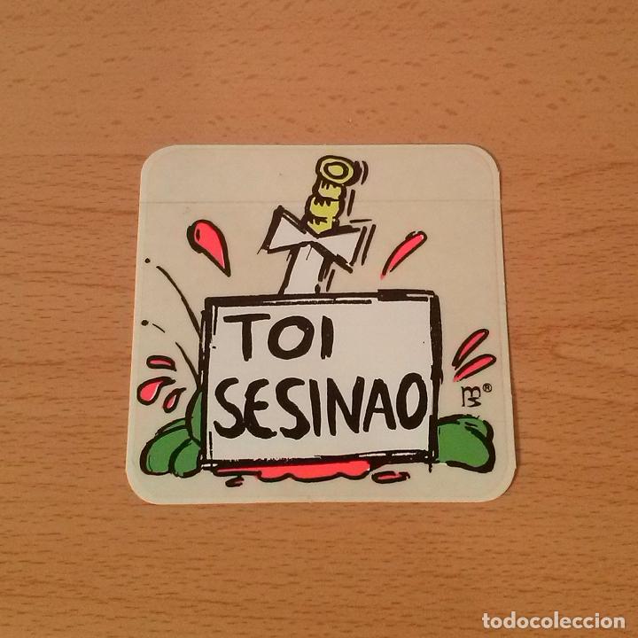 Pegatinas de colecci&oacute;n: Pegatina adhesivo Toi Sesinao. A&ntilde;os 80/90.
