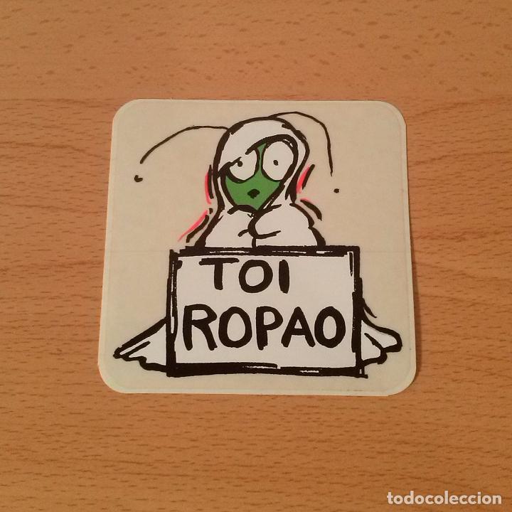 Pegatinas de colecci&oacute;n: Pegatina adhesivo Toi Ropao. A&ntilde;os 80/90.