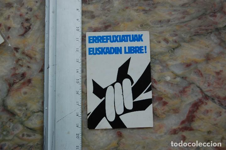 Pegatinas de colecci&oacute;n: pegatina de gestoras proanmistia. - Foto 1