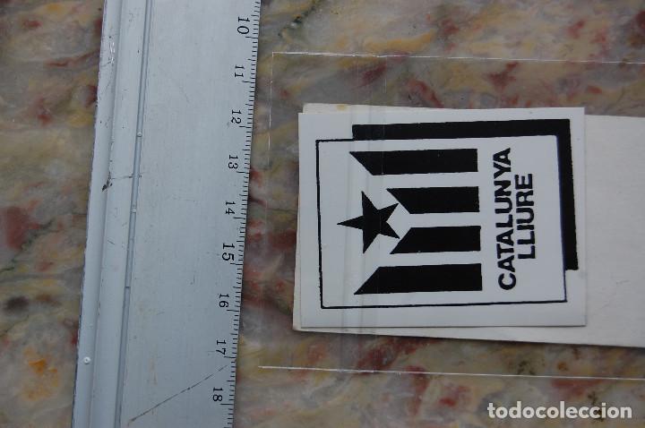 Pegatinas de colecci&oacute;n: pegatina de catalunya lliure. - Foto 1