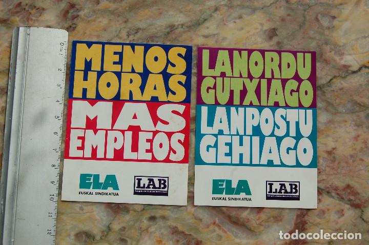 Pegatinas de colecci&oacute;n: 2 pegatinas de ela-lab. - Foto 1