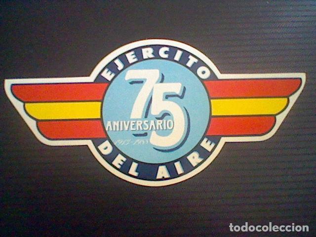 Pegatinas de colecci&oacute;n: 75 aniversario ejercito aire  STICKER PEGATINA ADHESIVO SIN PEGAR NUNCA buscada