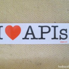 Pegatinas de colección: I LOVE APIS. Lote 127240127