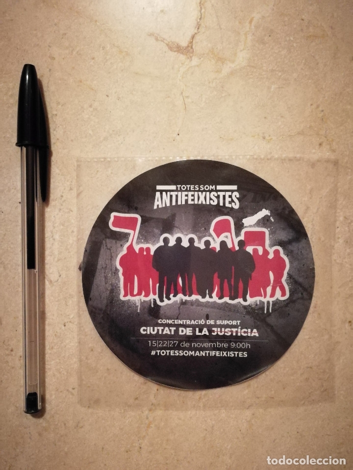 Pegatinas de colecci&oacute;n: PEGATINA ORIGINAL - ANTIFASCISMO - ANTIFA - CATALU&Ntilde;A - EXTREMA IZQUIERDA - FEMINISMO - POLITICA