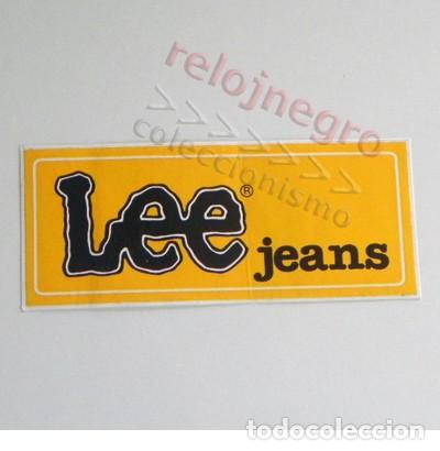 Pegatinas de colecci&oacute;n: PEGATINA PUBLICITARIA - LEE JEANS - LOGOTIPO - PUBLICIDAD DE PANTALONES VAQUEROS - LOGO