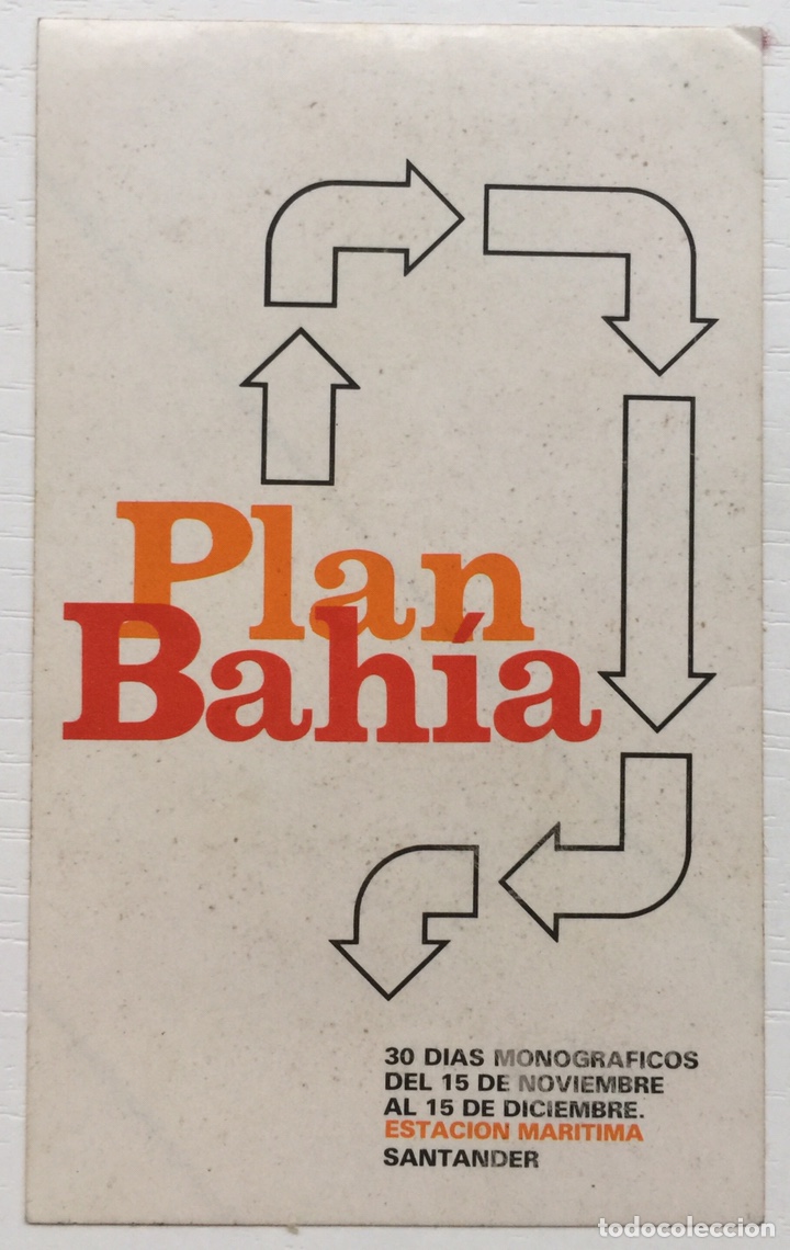 Pegatinas de colecci&oacute;n: Pegatina Plan Bah&iacute;a - Estaci&oacute;n Mar&iacute;tima de Santander (Cantabria)