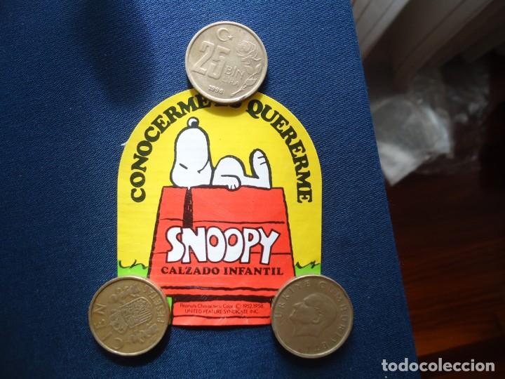 Pegatinas de colecci&oacute;n: pegatina calzado infantil snoopy zapato playera deportiva charlie brown comic