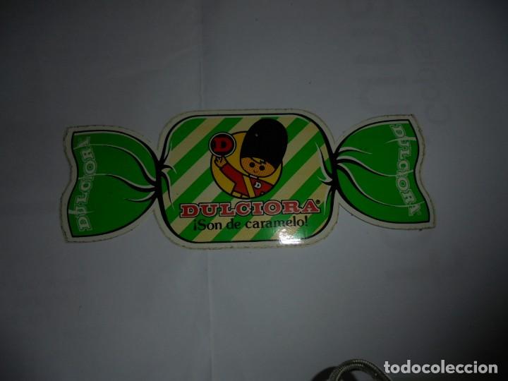 Autocollants de collection: PEGATINA GRANDE DULCIORA MIDE 18,5 X 7