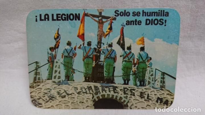 Pegatinas de colecci&oacute;n: PEGATINA LA LEGION ESPA&Ntilde;OLA SOLO SE HUMILLA ANTE DIOS - SIN PEGAR