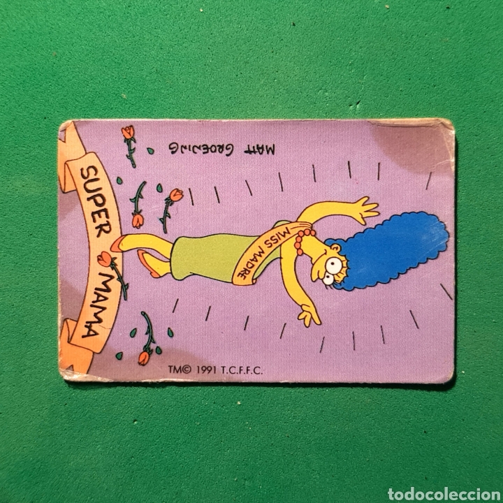 Pegatinas de colecci&oacute;n: (C-15) CROMO BOLLYCAO - COLECCI&Oacute;N 1991 - THE SIMPSONS