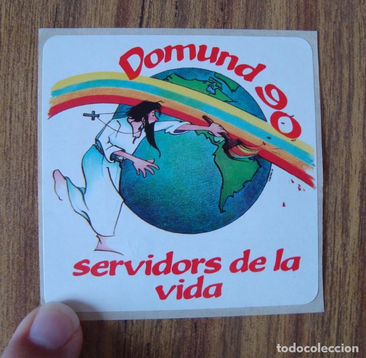 Pegatinas de colecci&oacute;n: Pegatina domund 1990 - Foto 1