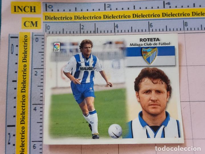 Autocollants de collection: PEGATINA DE DEPORTES. CROMO DEL M&Aacute;LAGA CLUB DE F&Uacute;TBOL. 1999 2000 ROTETA. 8