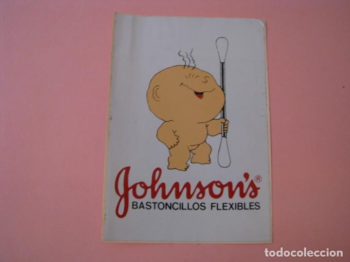 Pegatinas de colecci&oacute;n: PEGATINA JOHNSON'S. BASTONCILLOS FLEXIBLES. 8,7X12,7 CM.