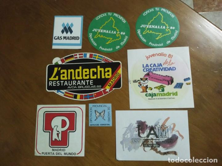 Pegatinas de colecci&oacute;n: Lote de pegatinas de Madrid - Foto 1