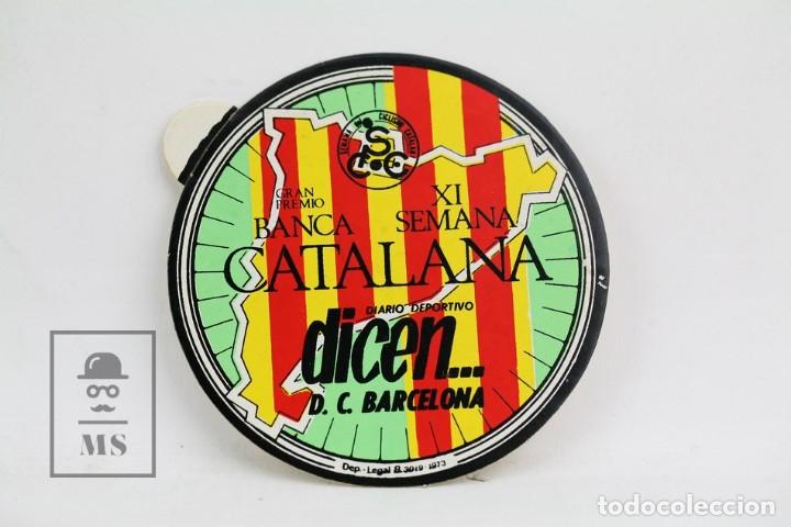 Pegatinas de colecci&oacute;n: Pegatina /Adhesivo Publicitaria - Semana Del Ciclismo Catal&aacute;n - Diario Deportivo Dicen...