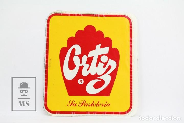 Pegatinas de colecci&oacute;n: Pegatina /Adhesivo Publicitaria - Ortiz Su Pasteleria - Gran Formato - A&ntilde;os 80