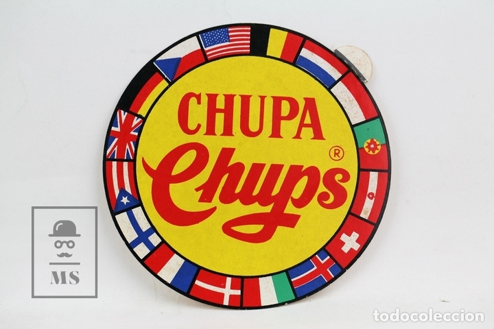 Pegatinas de colecci&oacute;n: Pegatina /Adhesivo Publicitario - Chupa Chups - Original - A&ntilde;os 70/80