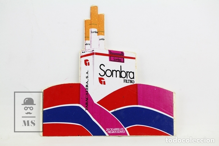 Pegatinas de colecci&oacute;n: Pegatina /Adhesivo Publicitario - Cigarrilllos Sombra Filtro - Tabaco