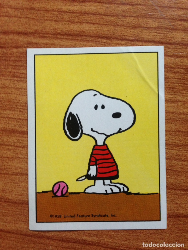 Pegatinas de colecci&oacute;n: PEGATINA CROMO I LOVE SNOOPY PANINI