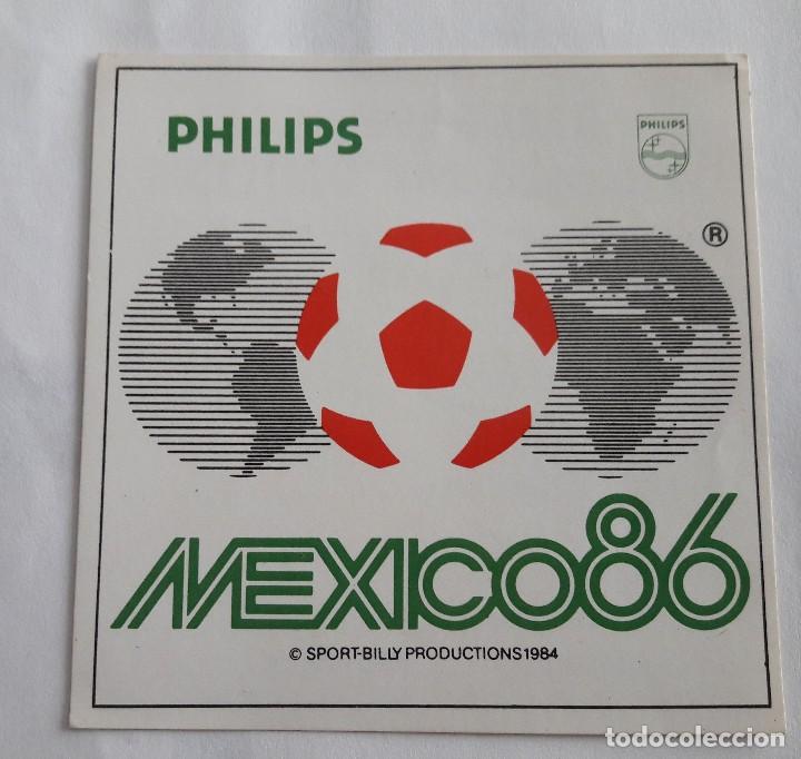 Pegatinas de colecci&oacute;n: pegatina de publicidad Philips, mundial de futbol M&eacute;xico 86