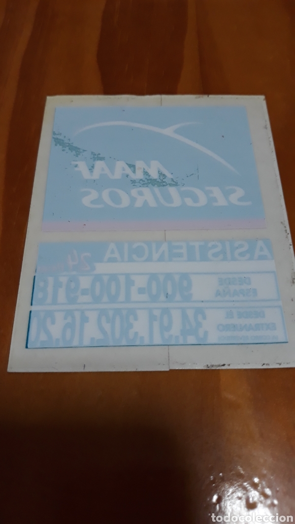Pegatinas de colecci&oacute;n: Adhesivo MAAF SEGUROS