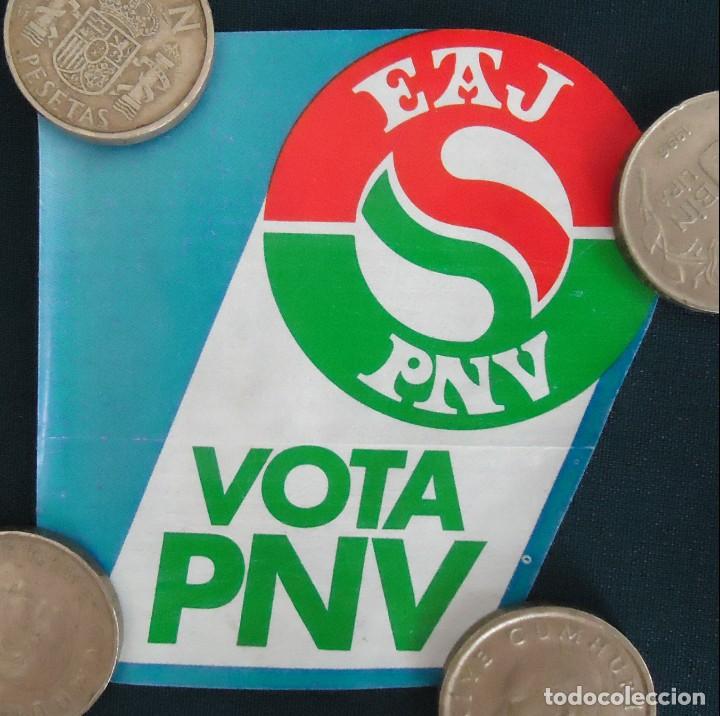 Sammlung von Aufklebern: pegatina vota eaj pnv partido nacionalista vasco euskadi sabino arana transicion politica