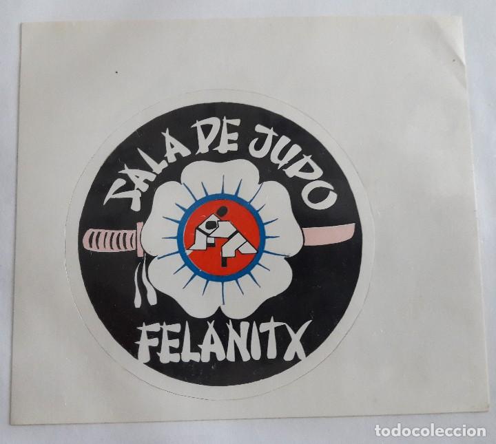 Autocolantes de cole&ccedil;&atilde;o: pegatina de publicidad sala de judo, Felanitx. Mallorca.