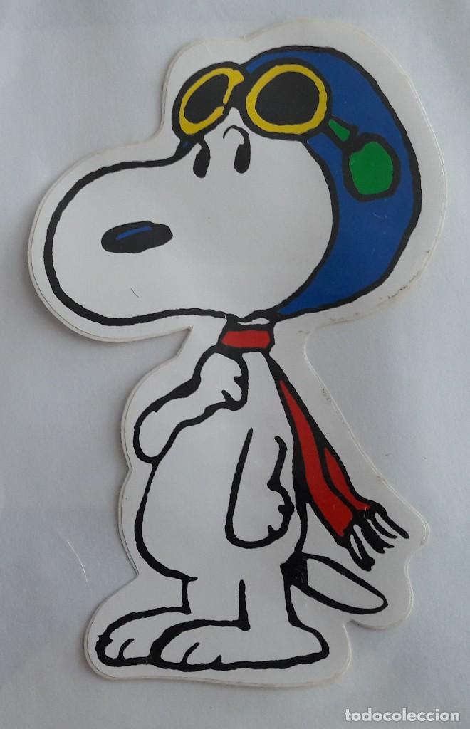 Pegatinas de colecci&oacute;n: pegatina de publicidad snoopy