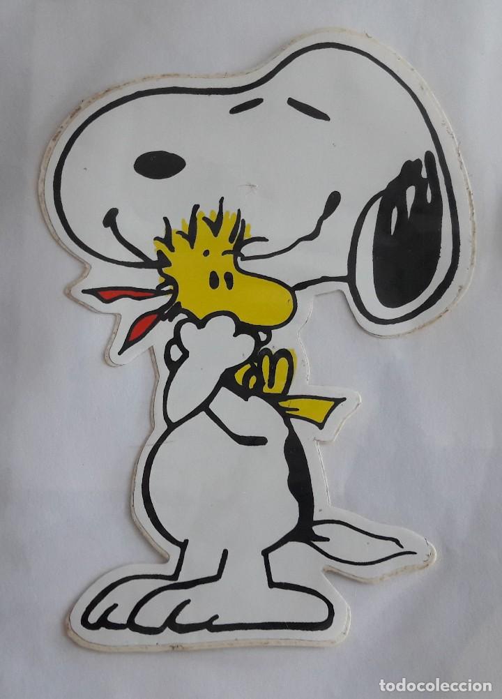 Pegatinas de colecci&oacute;n: pegatina de publicidad snoopy