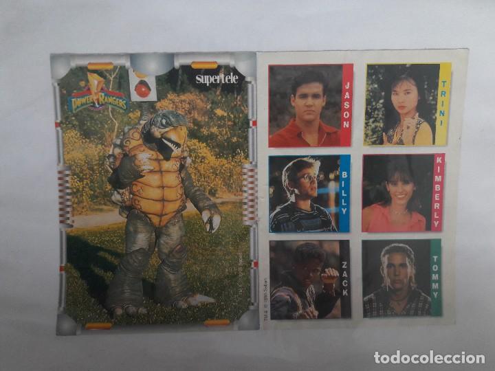 Pegatinas de colecci&oacute;n: pegatina de publicidad revista super tele, power rangers.