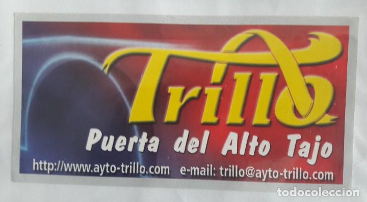 Autocollants de collection: pegatina de publicidad ayuntamiento de Trillo, puerta del alto Tajo.