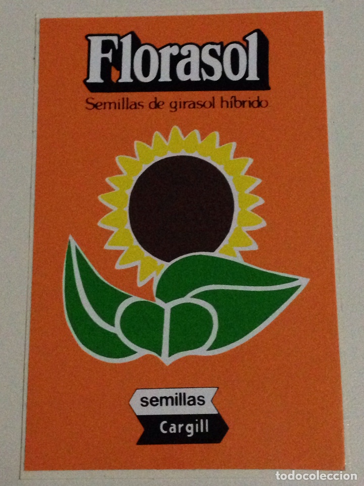 Sammlung von Aufklebern: Pegatina propaganda,Florasol-Semillas de girasol hibrido.