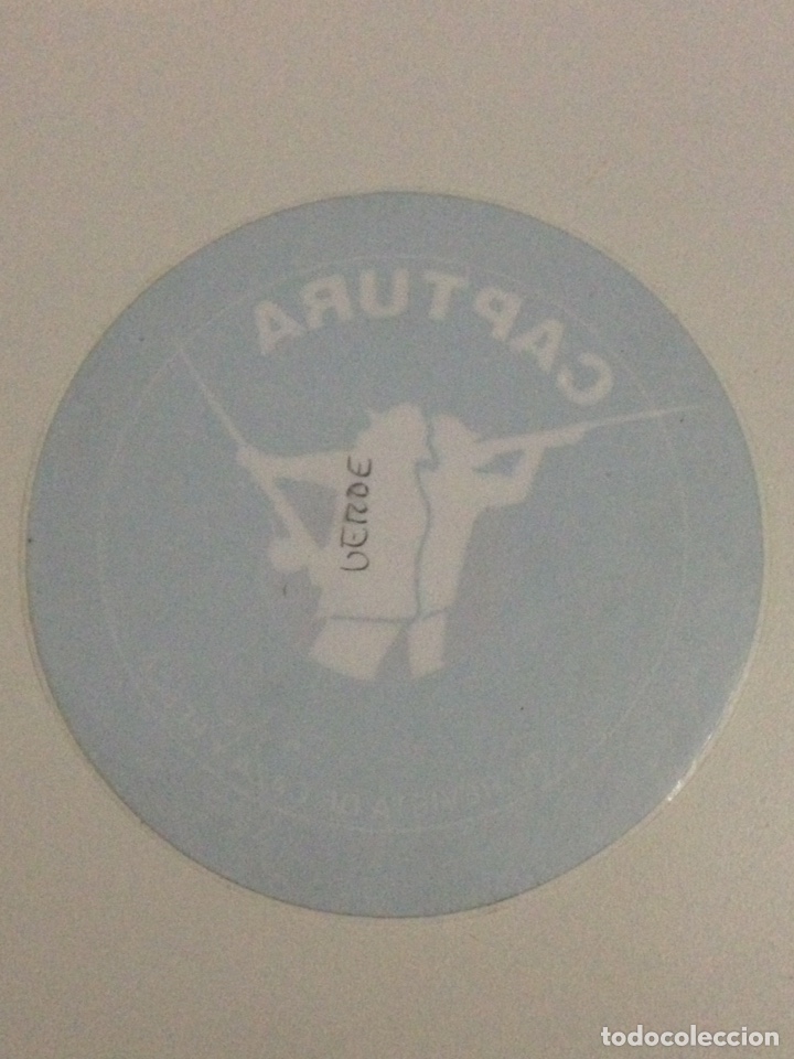 Autocollants de collection: Pegatina antigua de caza-Captura.