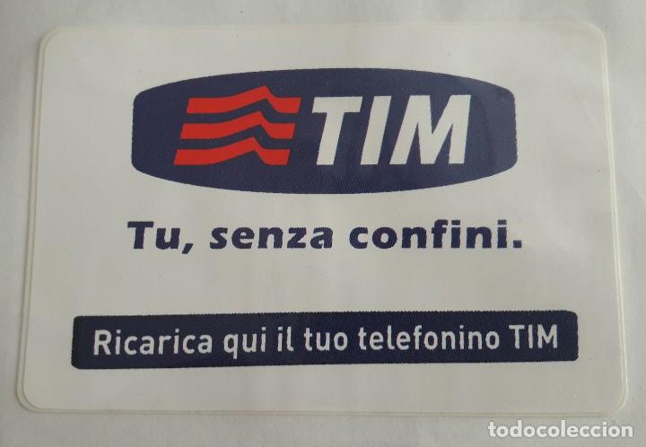 Pegatinas de colecci&oacute;n: pegatina de publicidad TIM - Foto 1