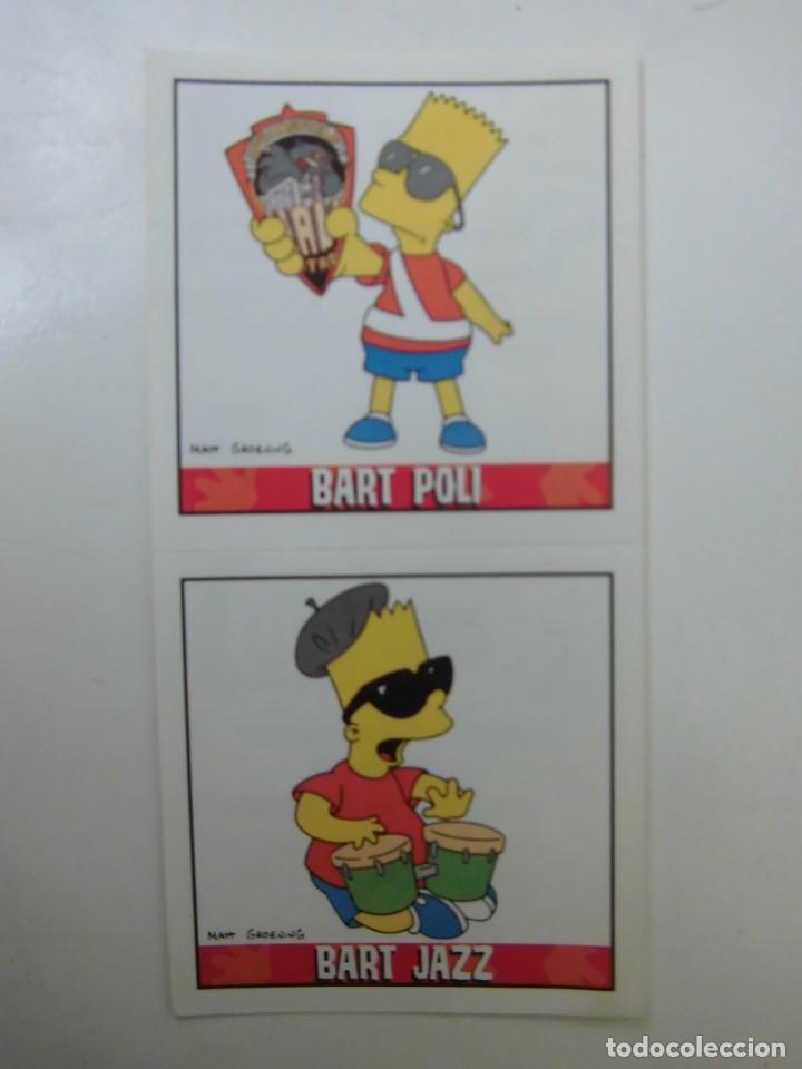 Pegatinas de colecci&oacute;n: DOBLE PEGATINA ADHESIVO THE SIMPSONS OBSEQUIO DE MATUTANO N&Uacute;MEROS 23 Y 24