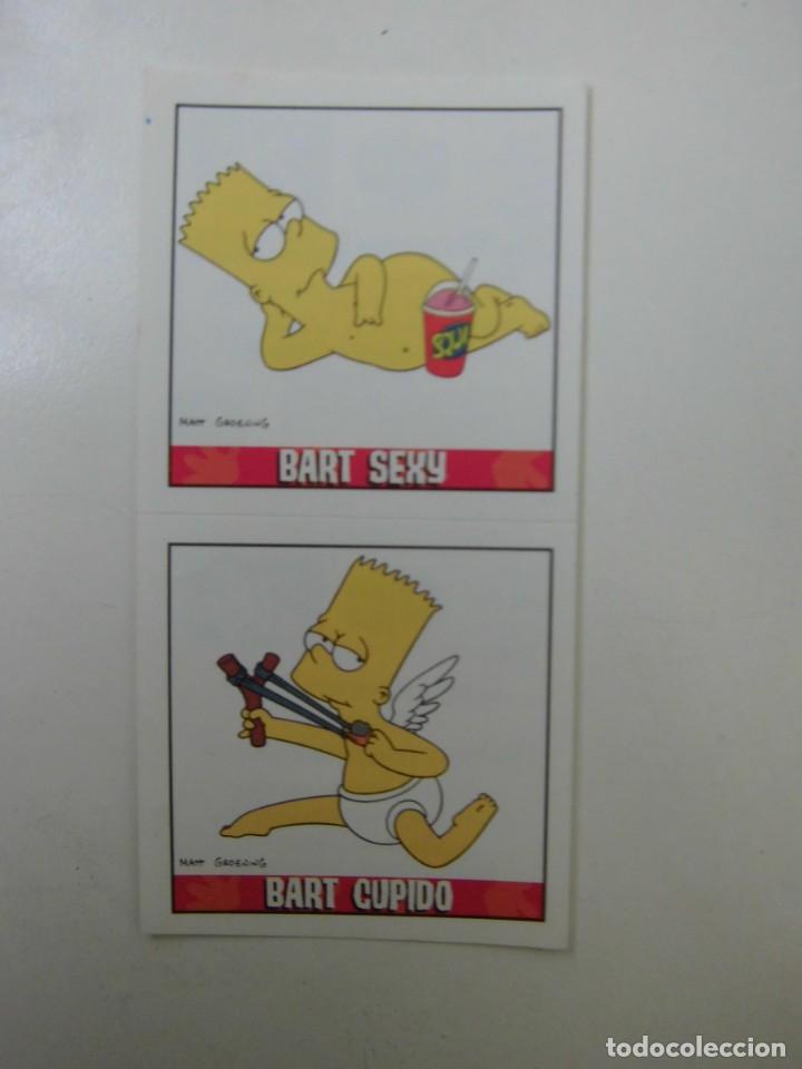 Pegatinas de colecci&oacute;n: DOBLE PEGATINA ADHESIVO THE SIMPSONS OBSEQUIO DE MATUTANO N&Uacute;MEROS 25 Y 26