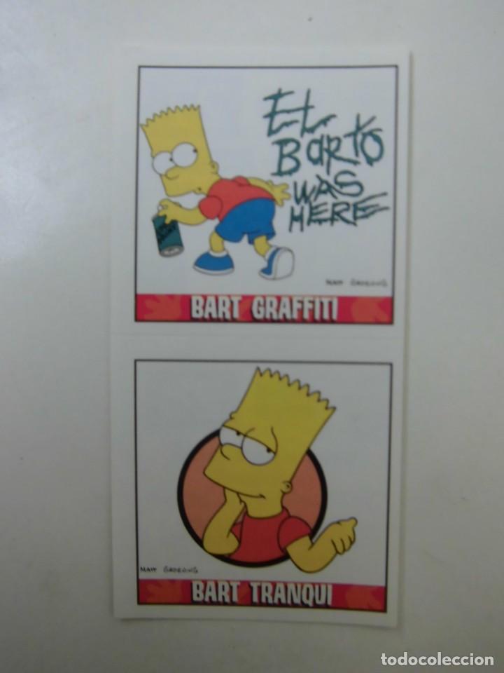 Pegatinas de colecci&oacute;n: DOBLE PEGATINA ADHESIVO THE SIMPSONS OBSEQUIO DE MATUTANO N&Uacute;MEROS 27 Y 28