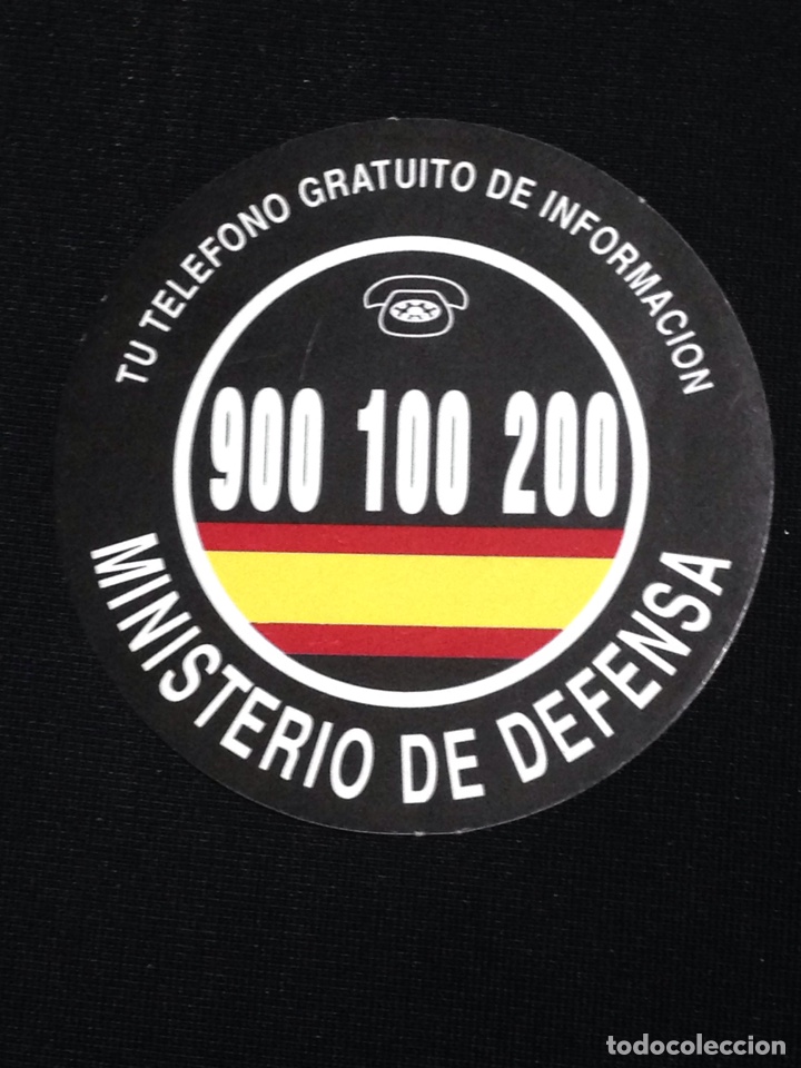 Pegatinas de colecci&oacute;n: Ministerio de Defensa,pegatina antigua.