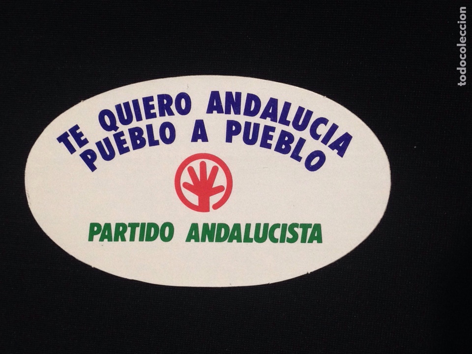 Pegatinas de colecci&oacute;n: Partido Andalucista,te quiero Andalucia pueblo a pueblo. R2