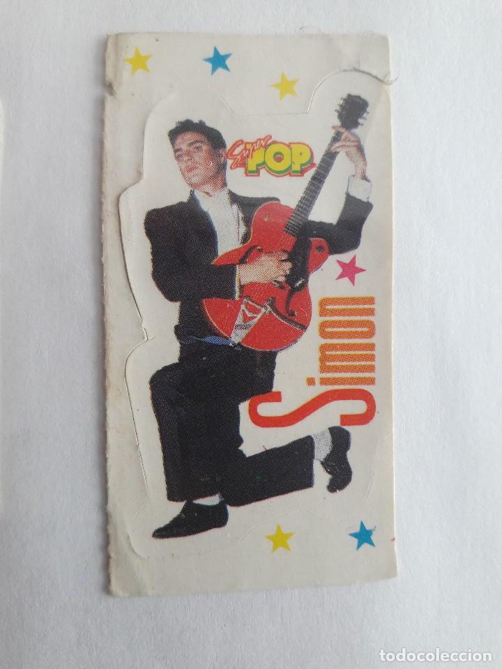 Pegatinas de colecci&oacute;n: pegatina de la revista super pop de Simon Le Bon, a&ntilde;os 80