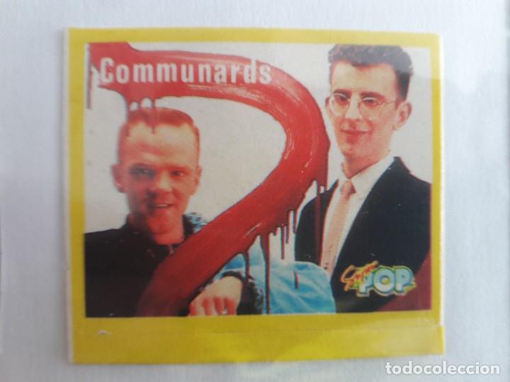 Pegatinas de colecci&oacute;n: pegatina de la revista super pop de Communards, a&ntilde;os 80