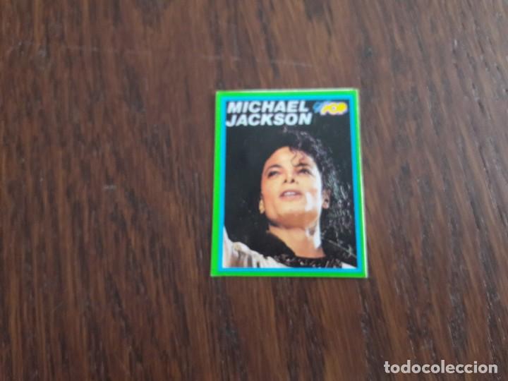 Pegatinas de colecci&oacute;n: pegatina de la revista super pop de Michael Jackon a&ntilde;os 80